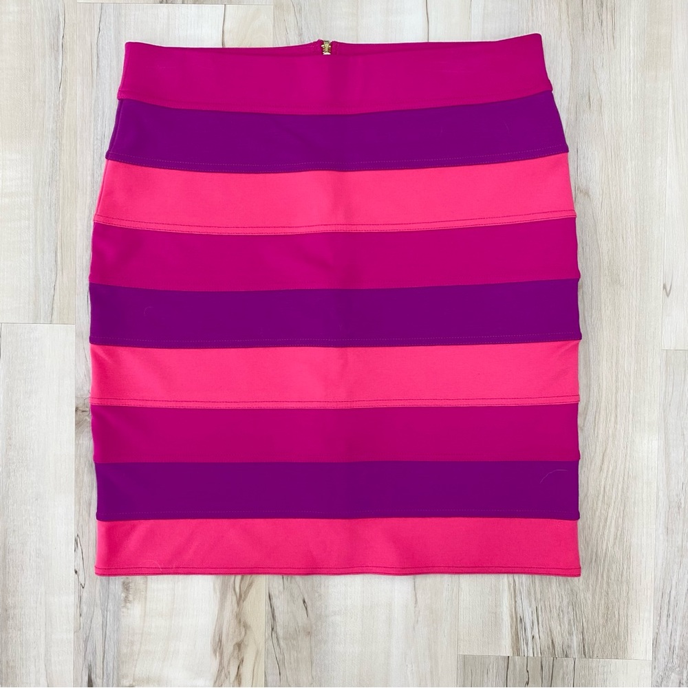 Lilly Pulitzer Cheyenne Banded skirt passion pink Sz Medium